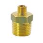 Imagem de Niple Duplo Latão Redução 1/2" NPT x 1/8" NPT Macho