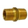 Imagem de Niple Latão Rosca De 1/2'' Dourado Cromado 127 - Mk Metais