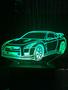 Imagem de Nissan gtr r35 carro, luminária led 16 cores, decoração