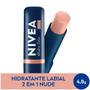 Imagem de NIVEA Hidratante Labial Hidra Color 2 em 1 Nude 4,8g