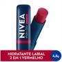 Imagem de Nivea hidratante labial hidra color 2 em 1 vermelho 4,8g