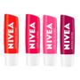 Imagem de NIVEA Protetor Labial Shine Kit  Morango + Cereja + Amora + Melancia