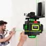 Imagem de Nivel a laser 16 Linhas Verde 4D com Display 2 Baterias recarregável Auto nivelamento Esquadro Prumo Lazer 