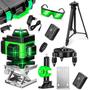 Imagem de Nível Á Laser 4d Verde 16 Linhas Com 360 Graus + Tripé