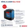 Imagem de Nível a Laser Bosch com Tripé, 12m, 2 Linhas, Acessórios Inclusos, IP55, Linha Vermelha  Profissional  GLL 1222