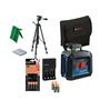 Imagem de Nível a laser com 2 linhas verdes 360 alcance 10 m com tripé - GLL 2-20 G - Bosch