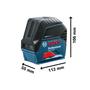 Imagem de Nível a Laser de Linha Laser Vermelho 1066E GCL2-15 Bosch