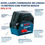 Imagem de Nivel A Laser Gcl2-15 Maleta Gancho - Bosch 