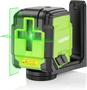 Imagem de Nível a laser Huepar  2 Linhas verde  Autonivelante, Horizontal e Vertical