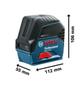 Imagem de Nível A Laser Profissional Com Maleta - Gcl 2-15 - Bosch