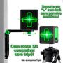 Imagem de Nível A Laser Verde 2 Linhas Profissional Com Suporte de Imã Cruz Exbom/FEPRONL100