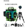Imagem de Nível De Laser Verde 4D De 16 Linhas Autonivelante 360 horizontal Vertical Com Tripé Da Honminda