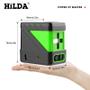 Imagem de Nível Laser 2 Linhas Verde Autonivelante Com Suporte E Mini Tripé Hilda