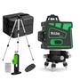 Imagem de Nível Laser 3D De 12 Linhas Com Autonivelamento, Feixe Verde Horizontal E Vertical De 360 graus, Potente.