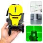 Imagem de Nível Laser Com 5 Linhas Verde Profissional 360 Recarregável 20 Metros BOM6211
