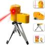 Imagem de Nível Laser Giratório 360º Com Tripé Nivelador Multifuncional Profissional Piso Teto 5 Modos