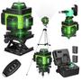 Imagem de Nível Laser Profissional Verde 360° Horizontal - 16 Linhas com Tripé Mini
