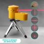 Imagem de Nível Nivelador Laser Giratório Nivelador Profissional Vertical Horizontal Com Tripé