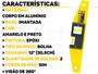 Imagem de Nível Profissional Amarelo 2 Bolhas 30 Cm Régua De Prumo 42-886s