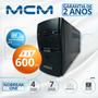 Imagem de Nobreak Mcm Ups 600Va One Fit 1.1 115Vca Ups0262 Com Bateria