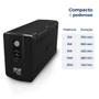 Imagem de Nobreak NHS Compact Plus 4 90.C1.B01400 Entrada Bivolt Saída 120V (1400VA/2b.7Ah)