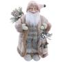 Imagem de Noel com Galhos e Frutas BegBranco Verde  45cm  - 1 Un
