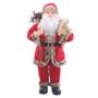 Imagem de Noel Em Pé com Urso Vermelho  90cm  - 1 Un