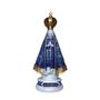 Imagem de Nossa Senhora Aparecida Milagre Peixe Azul/Dourado 22cm RB04194