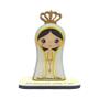 Imagem de Nossa Senhora Fatima Em Mdf Decorada Lembrancinha 13cm