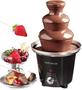 Imagem de Nostalgia 24 Onças Fonte de Fondue de Chocolate, Capacidade de 1,5 Libra, Fácil de Montar 3 Camadas, Perfeito para Queijo Nacho, Molho de Churrasco, Rancho, Liqueuers, Preto