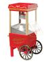 Imagem de Nostalgia Popcorn Maker, 12 xícaras de máquina de pipoca de ar quente com tampa de medição, óleo livre, estilo cinema vintage, vermelho