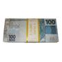Imagem de Nota Dinheiro 100 Reais Cédulas Sem Valor Pacote Com 50 Un