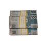 Imagem de Nota Dinheiro 100 Reais Cédulas Sem Valor Pacote Com 500 Un
