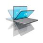 Imagem de Notebook 2 em 1 Positivo Duo C464CI-1 Intel Celeron N3350 Linux 4GB RAM 64GB eMMC 11,6 IPS Full HD Com Caneta - Cinza