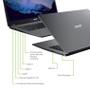 Imagem de Notebook Acer Core I3-1005G1 Aspire 3 A315 Memória de 4GB HD SSD 240GB 15,6' Windows 10 - 10ª Ger