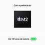Notebook Apple MacBook Air, M2 da Apple, com 8 GPU, 8GB RAM, 256GB SSD, Estelar - MLY13BZ/A Imagem de Notebook Apple MacBook Air, M2 da Apple, com 8 GPU, 8GB RAM, 256GB SSD, Estelar - MLY13BZ/A