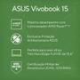 Imagem de Notebook ASUS Vivobook 15 M1502YA AMD Ryzen 7 5825U 16GB Ram 512GB SSD Windows 11 Home Tela 15.6" LED FHD Silver - NJ655W