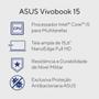 Notebook ASUS Vivobook 15 X1504ZA Intel Core i5 1235U 16GB Ram 512GB SSD Linux KeepOS Tela 15,6" FHD Blue - NJ931 Imagem de Notebook ASUS Vivobook 15 X1504ZA Intel Core i5 1235U 16GB Ram 512GB SSD Linux KeepOS Tela 15,6" FHD Blue - NJ931