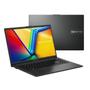 Imagem de Notebook ASUS Vivobook Go 15, AMD Ryzen 3 7320U, 4GB DDR5, 128GB SSD, KeepOS, 15,6 LED FHD, Mixed Black