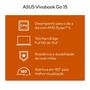 Notebook ASUS Vivobook Go 15 E1504FA AMD Ryzen 5 7520U 16GB Ram 512GB SSD Linux KeepOS Tela 15,6" FHD Black - NJ1288 Imagem de Notebook ASUS Vivobook Go 15 E1504FA AMD Ryzen 5 7520U 16GB Ram 512GB SSD Linux KeepOS Tela 15,6" FHD Black - NJ1288