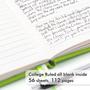 Imagem de Notebook FeelA Pocket Small A6 com Suporte para Canetas - Incluso 3 Canetas Verdes