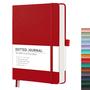 Imagem de Notebook RETTACY A5 Pontilhado - Capa Dura em Couro Vermelho