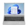 Imagem de Notebook Ultra, com Windows 11 Home, Processador Intel Core i3, 4GB 120GB SSD, Tela 14,1 Pol. HD + Tecla Netflix Prata - UB440