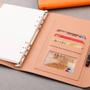 Imagem de Notebook Wokex A5 - Couro Sintético - Design Executivo com Dobra Tripla
