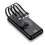 Imagem de Novo Carregador Portátil Por Indução Powerbank 10000mah Com Cabos Cor Preto - Envio Rápido