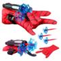 Imagem de Novo Kit Luva Lança Teia Homem Aranha Brinquedo Lançador de Teia Spider - 2 Unidades Envio Imediato