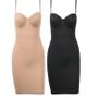 Imagem de Nu Emagrecimento Comprimento Total Shapewear Deslizamento Feminino Corpo Shaper Sob Vestidos Preto