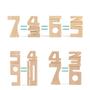 Imagem de Number Blocks - Montessori Grandes Blocos de Madeira Números 1-10 Jogos de Matemática, Manipuladores Aprendendo Brinquedos Crianças 1-3, Atividades de Aprendizagem Pré-escolar Montessori Blocos de Madeira Crianças Idades 4-8 Meninos e Meninas
