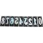 Imagem de Numero Retangular Pvc Caiado 7  - Kit C/25