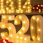 Imagem de Numeros Led Decoraçao Festa Eventos Comemoraçao Iluminaçao